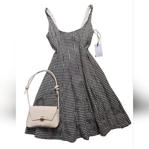Bailey 44 Dresses & Skirts - NWT Bailey 44 Linen Blend Gingham Fit & Flare Dress